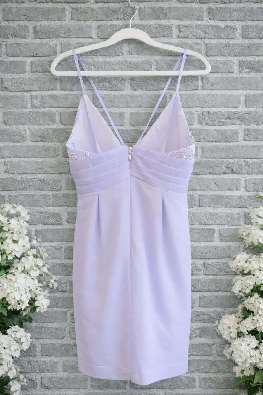 NWT Free People We Go Together Lilac Zeffer Embellished Mini Dress